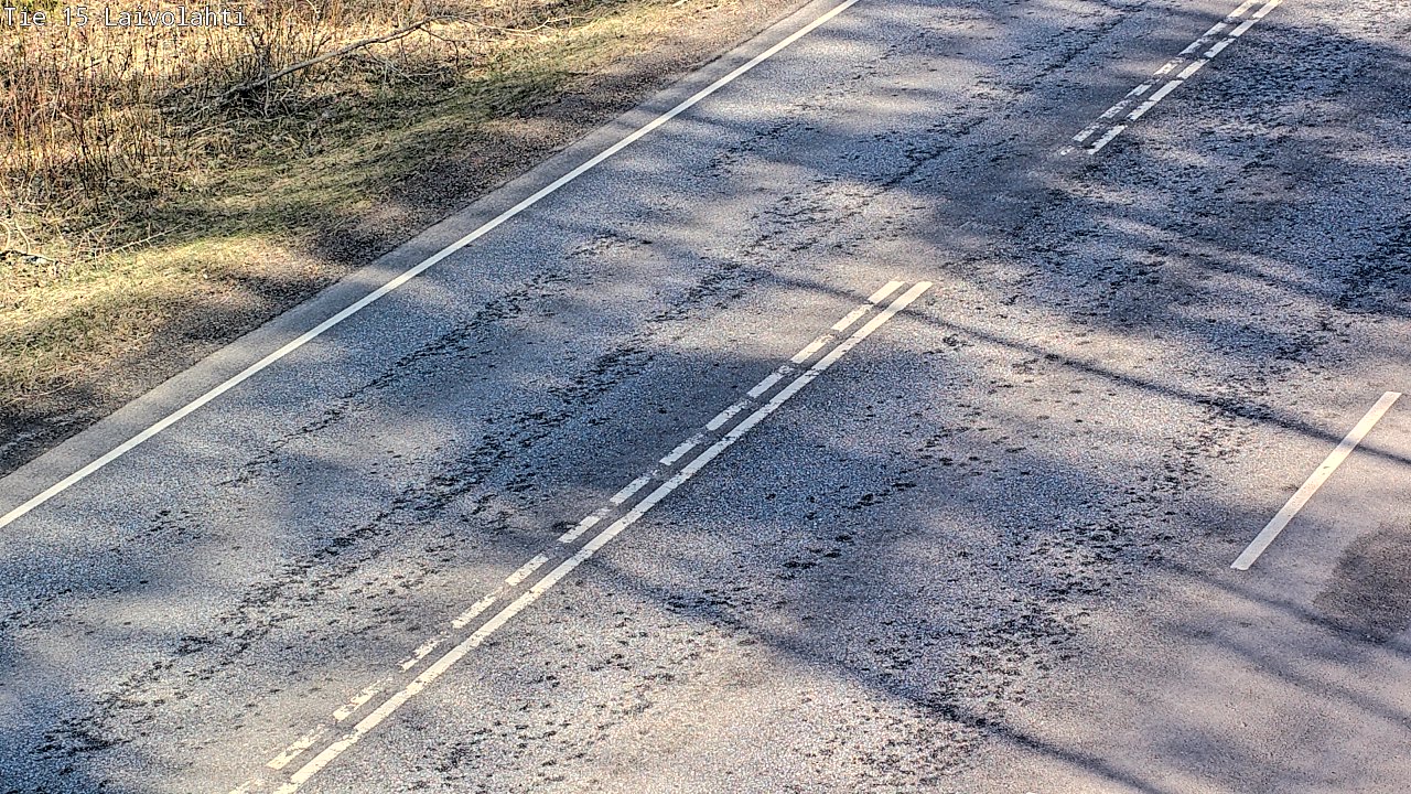 Weather Camera Image Väg 15 Laivolahti, Mäntyharju, Etelä-Savo