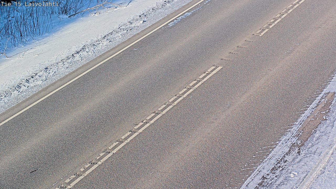 Weather Camera Image Väg 15 Laivolahti, Mäntyharju, Etelä-Savo
