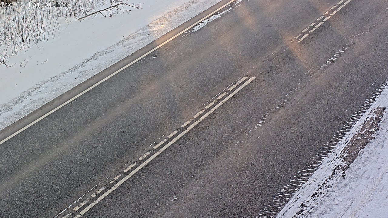 Weather Camera Image Väg 15 Laivolahti, Mäntyharju, Etelä-Savo