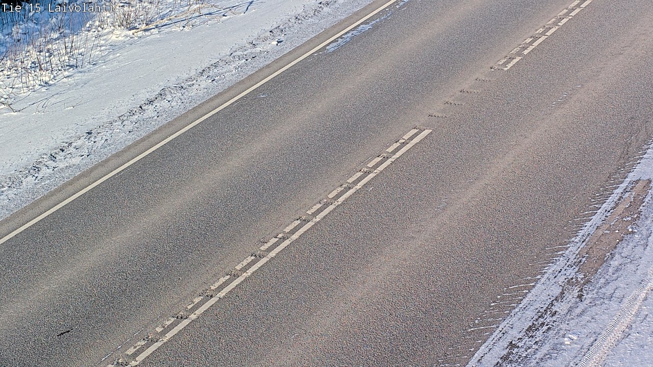 Weather Camera Image Väg 15 Laivolahti, Mäntyharju, Etelä-Savo