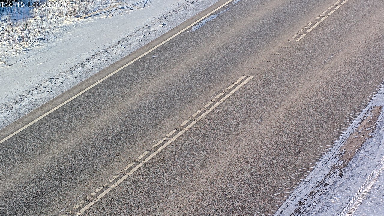 Weather Camera Image Väg 15 Laivolahti, Mäntyharju, Etelä-Savo