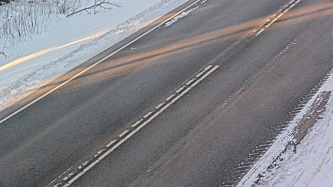 Weather Camera Image Road 15 Laivolahti, Mäntyharju, Etelä-Savo