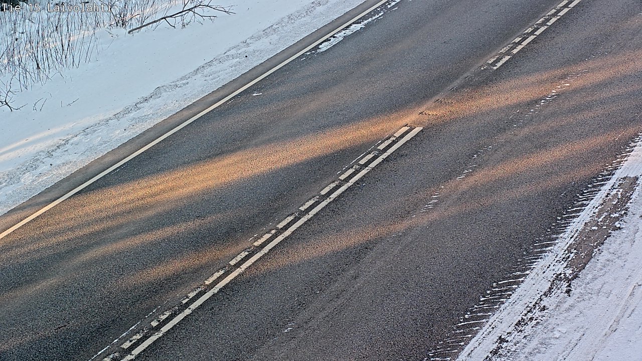 Weather Camera Image Road 15 Laivolahti, Mäntyharju, Etelä-Savo