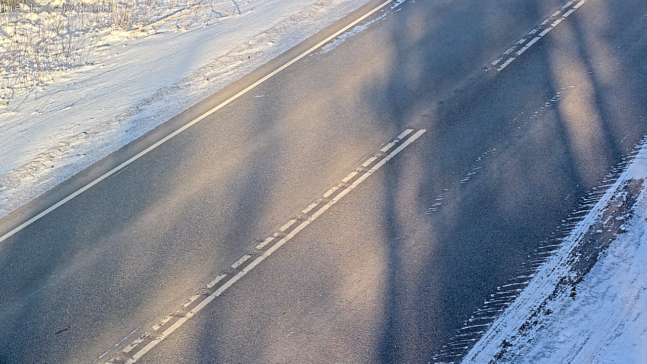 Weather Camera Image Väg 15 Laivolahti, Mäntyharju, Etelä-Savo