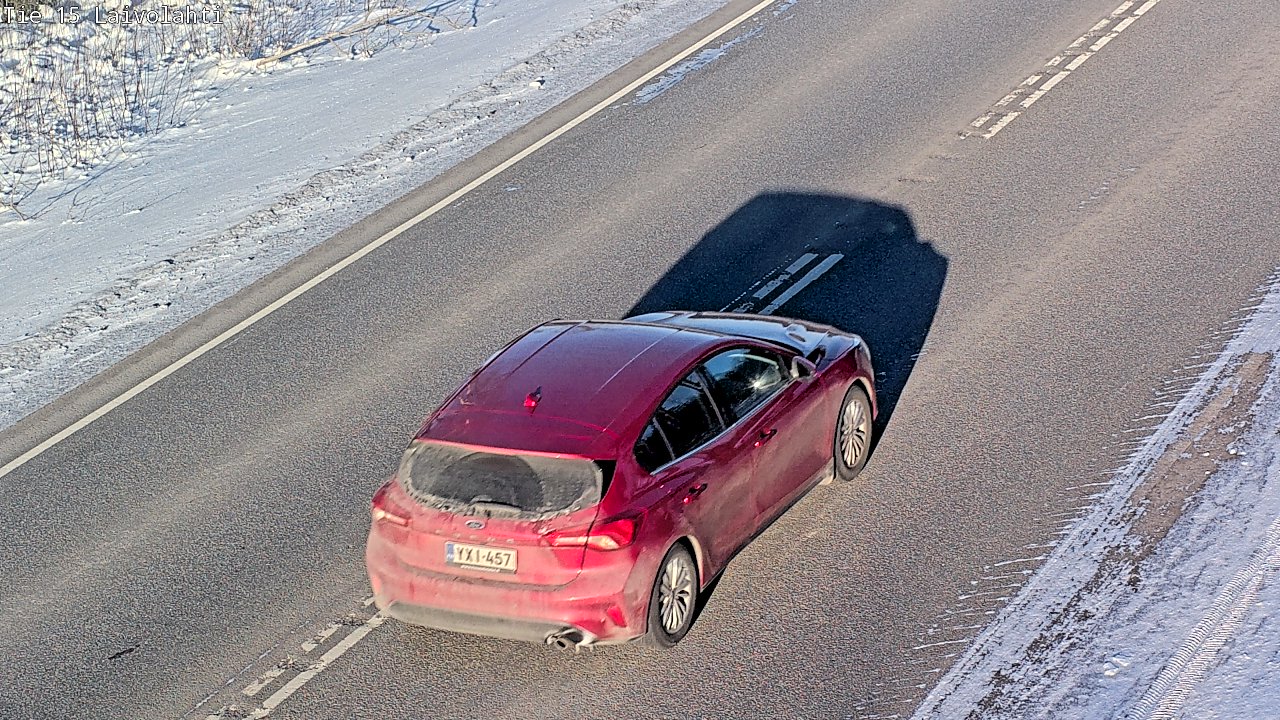 Weather Camera Image Väg 15 Laivolahti, Mäntyharju, Etelä-Savo