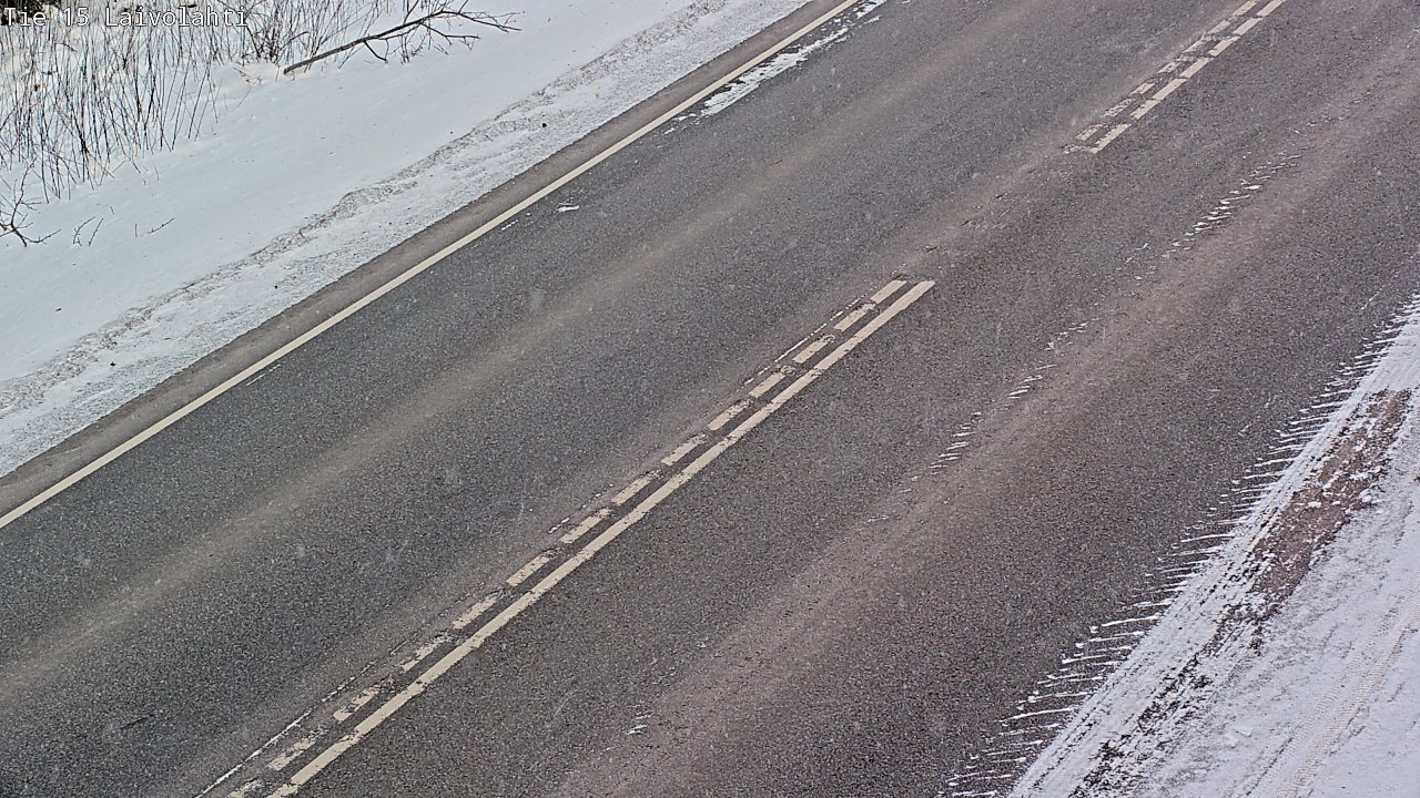 Weather Camera Image Väg 15 Laivolahti, Mäntyharju, Etelä-Savo