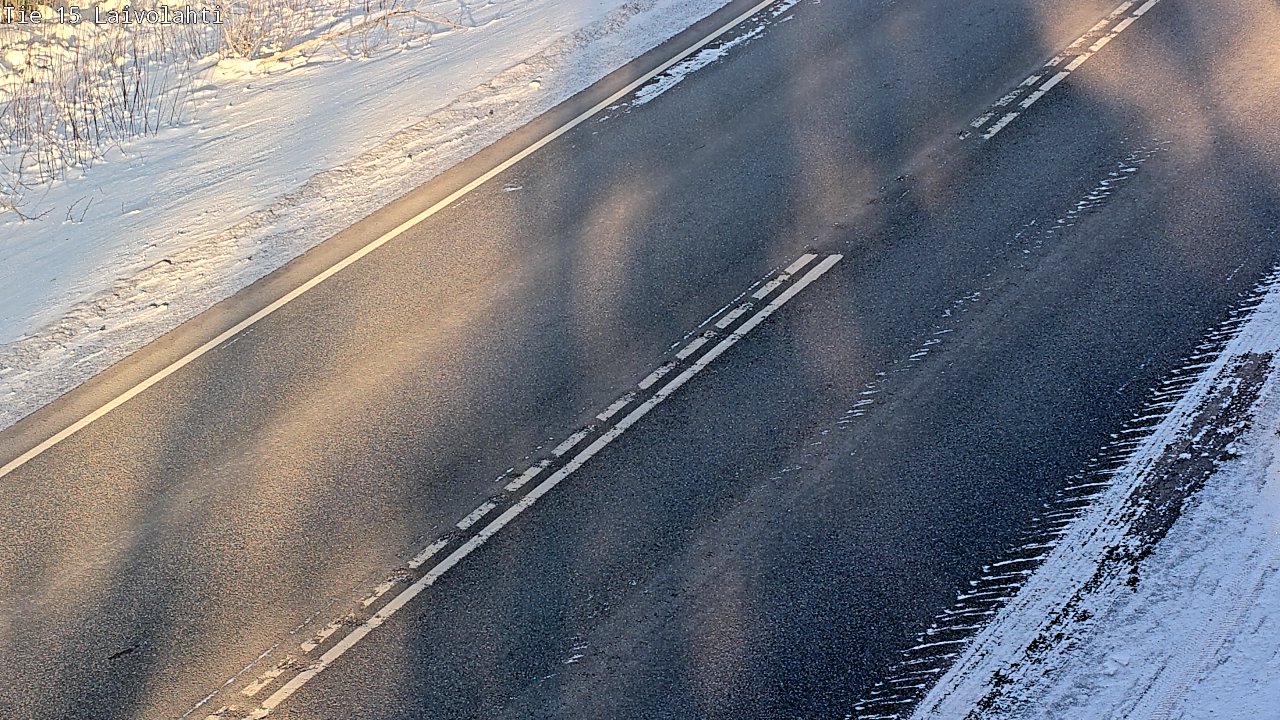 Weather Camera Image Väg 15 Laivolahti, Mäntyharju, Etelä-Savo