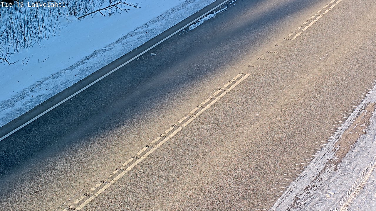 Weather Camera Image Väg 15 Laivolahti, Mäntyharju, Etelä-Savo