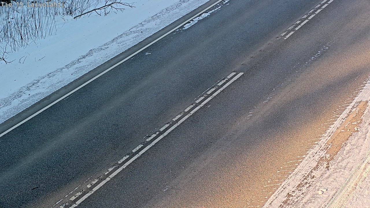 Weather Camera Image Väg 15 Laivolahti, Mäntyharju, Etelä-Savo