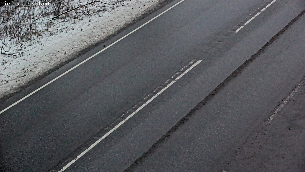 Weather Camera Image Väg 15 Laivolahti, Mäntyharju, Etelä-Savo