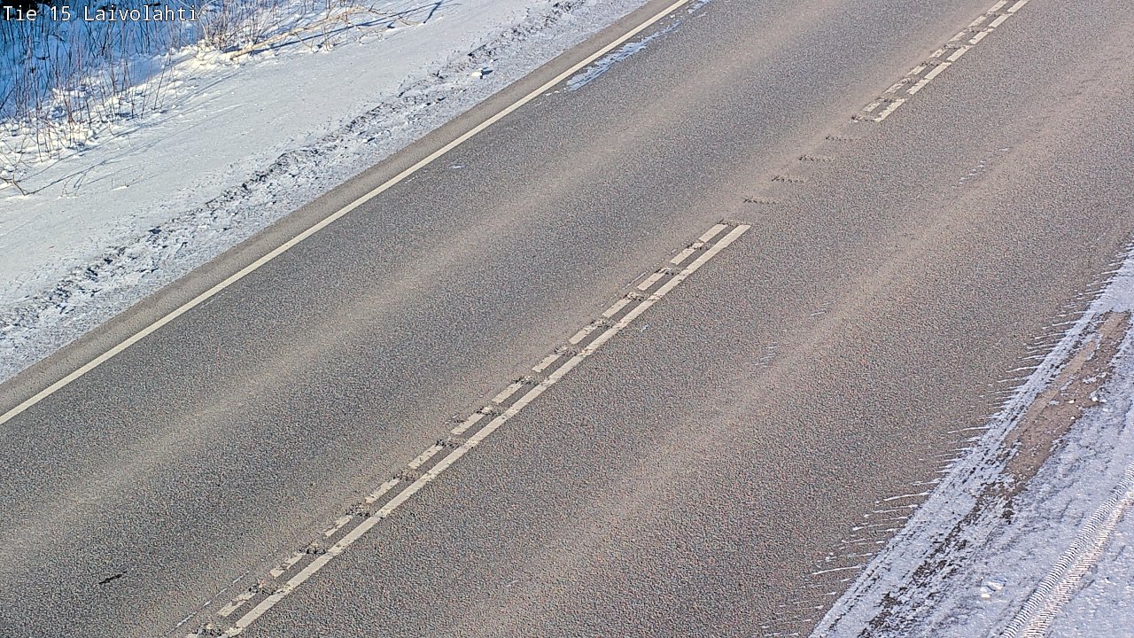 Weather Camera Image Väg 15 Laivolahti, Mäntyharju, Etelä-Savo