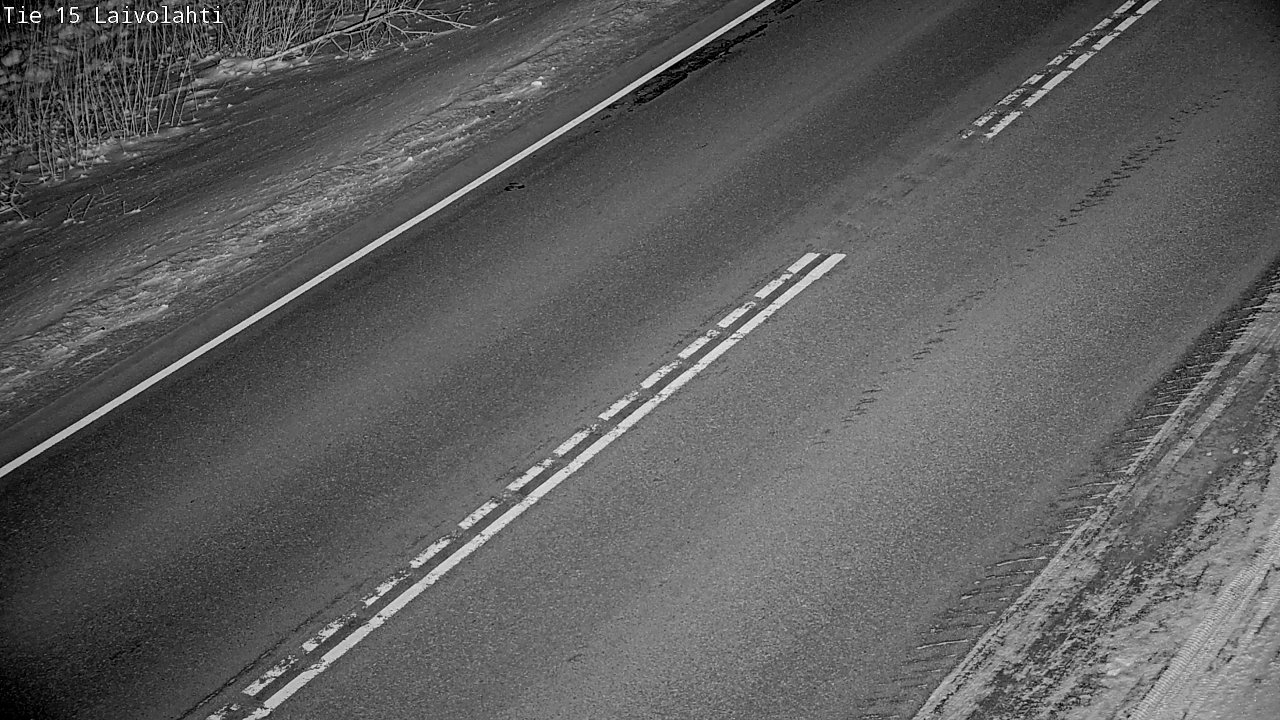 Weather Camera Image Road 15 Laivolahti, Mäntyharju, Etelä-Savo