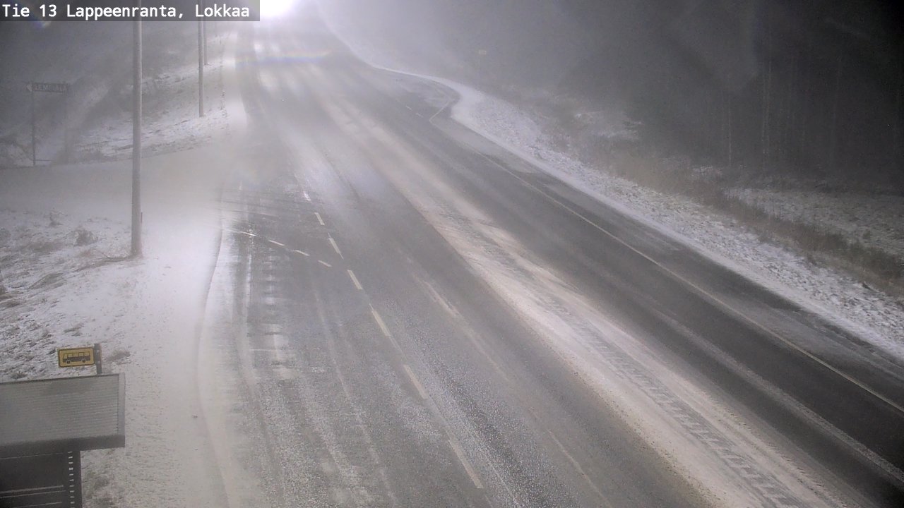 Kelikamerat Kuva Tie 13 Lokkaan suora, Lappeenranta, Etelä-Karjala