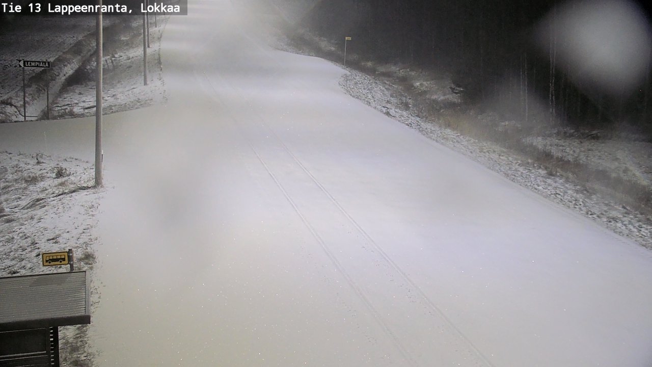 Kelikamerat Kuva Tie 13 Lokkaan suora, Lappeenranta, Etelä-Karjala