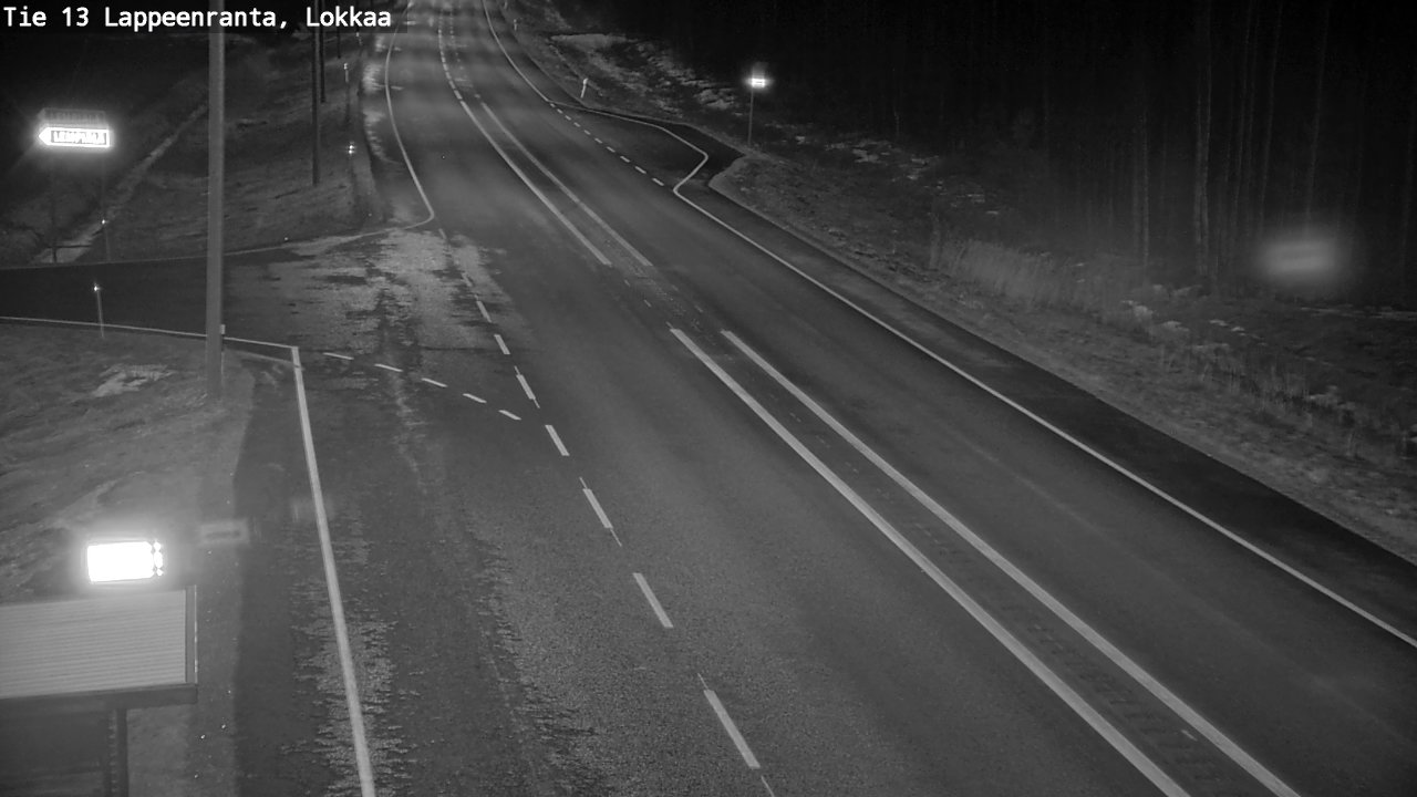 Kelikamerat Kuva Tie 13 Lokkaan suora, Lappeenranta, Etelä-Karjala