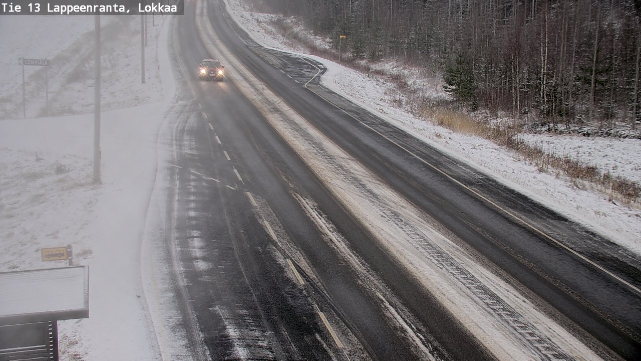 Kelikamerat Kuva Tie 13 Lokkaan suora, Lappeenranta, Etelä-Karjala