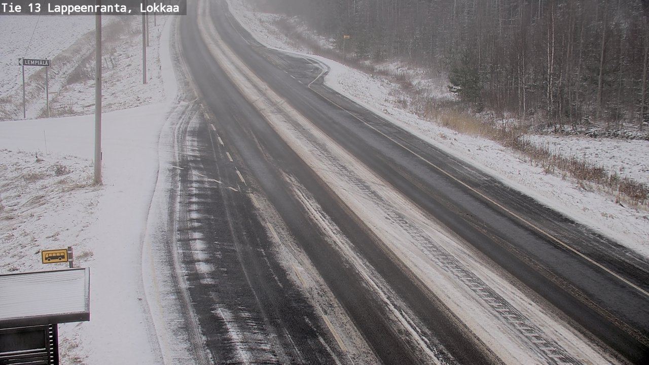 Kelikamerat Kuva Tie 13 Lokkaan suora, Lappeenranta, Etelä-Karjala
