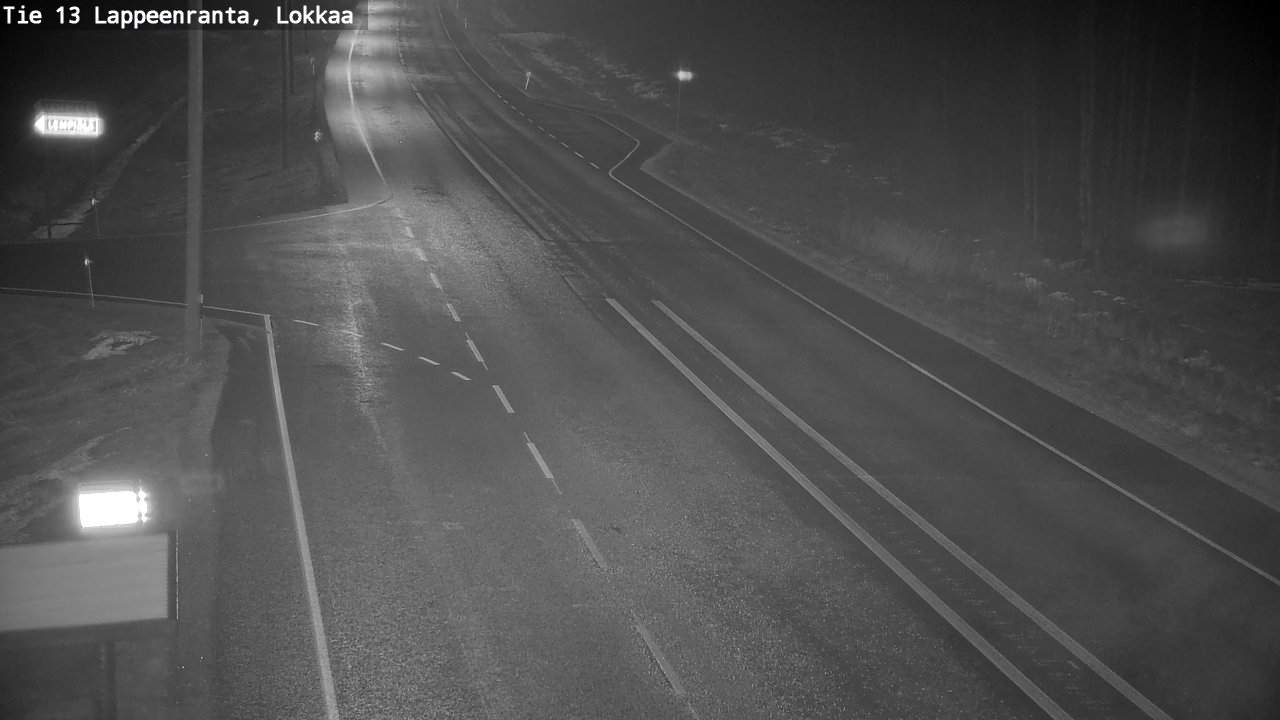Kelikamerat Kuva Tie 13 Lokkaan suora, Lappeenranta, Etelä-Karjala
