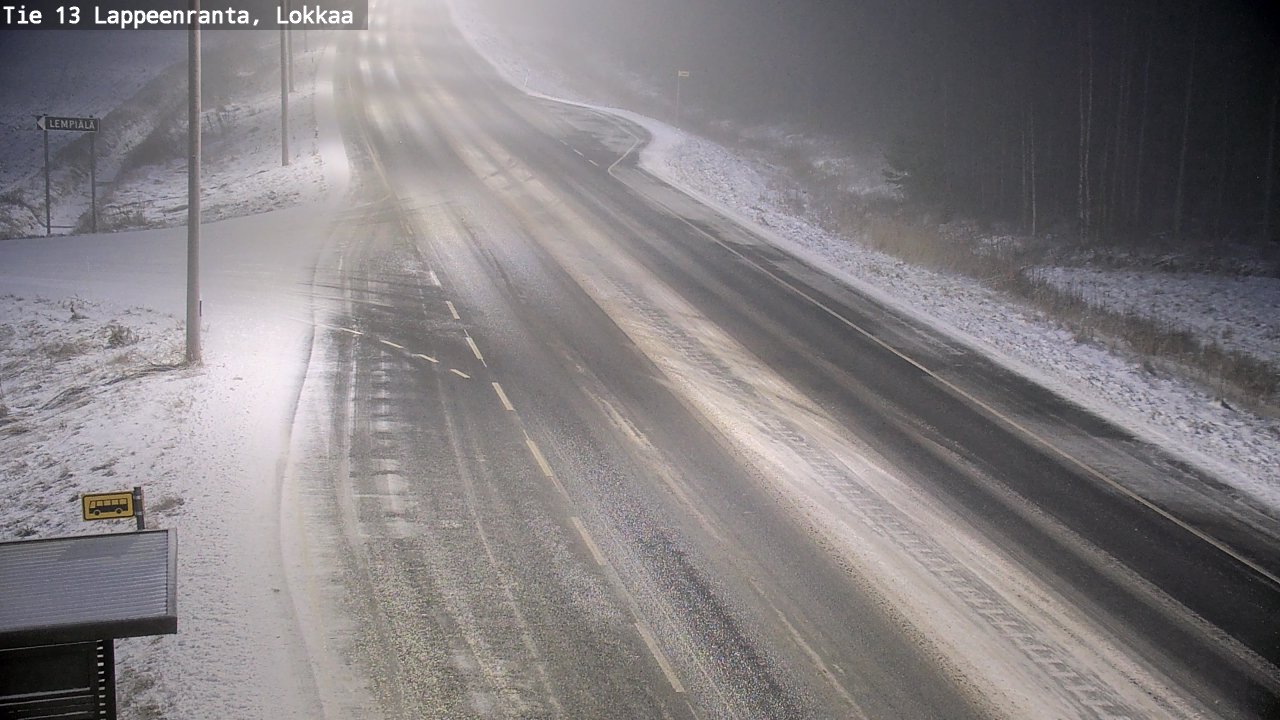 Kelikamerat Kuva Tie 13 Lokkaan suora, Lappeenranta, Etelä-Karjala