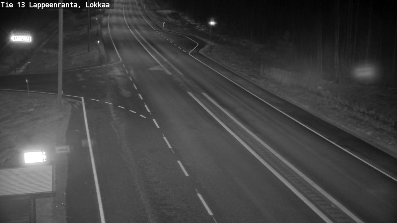 Kelikamerat Kuva Tie 13 Lokkaan suora, Lappeenranta, Etelä-Karjala