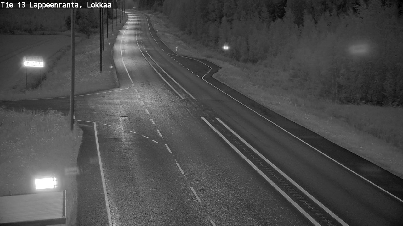 Kelikamerat Kuva Tie 13 Lokkaan suora, Lappeenranta, Etelä-Karjala