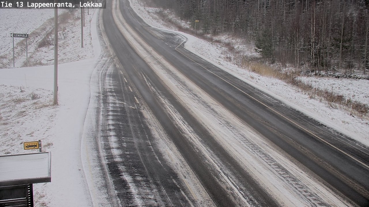 Kelikamerat Kuva Tie 13 Lokkaan suora, Lappeenranta, Etelä-Karjala