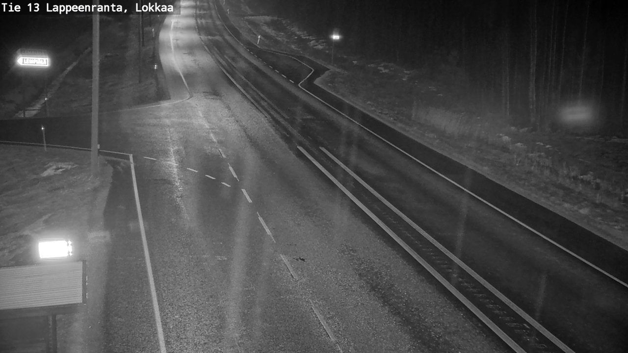 Kelikamerat Kuva Tie 13 Lokkaan suora, Lappeenranta, Etelä-Karjala