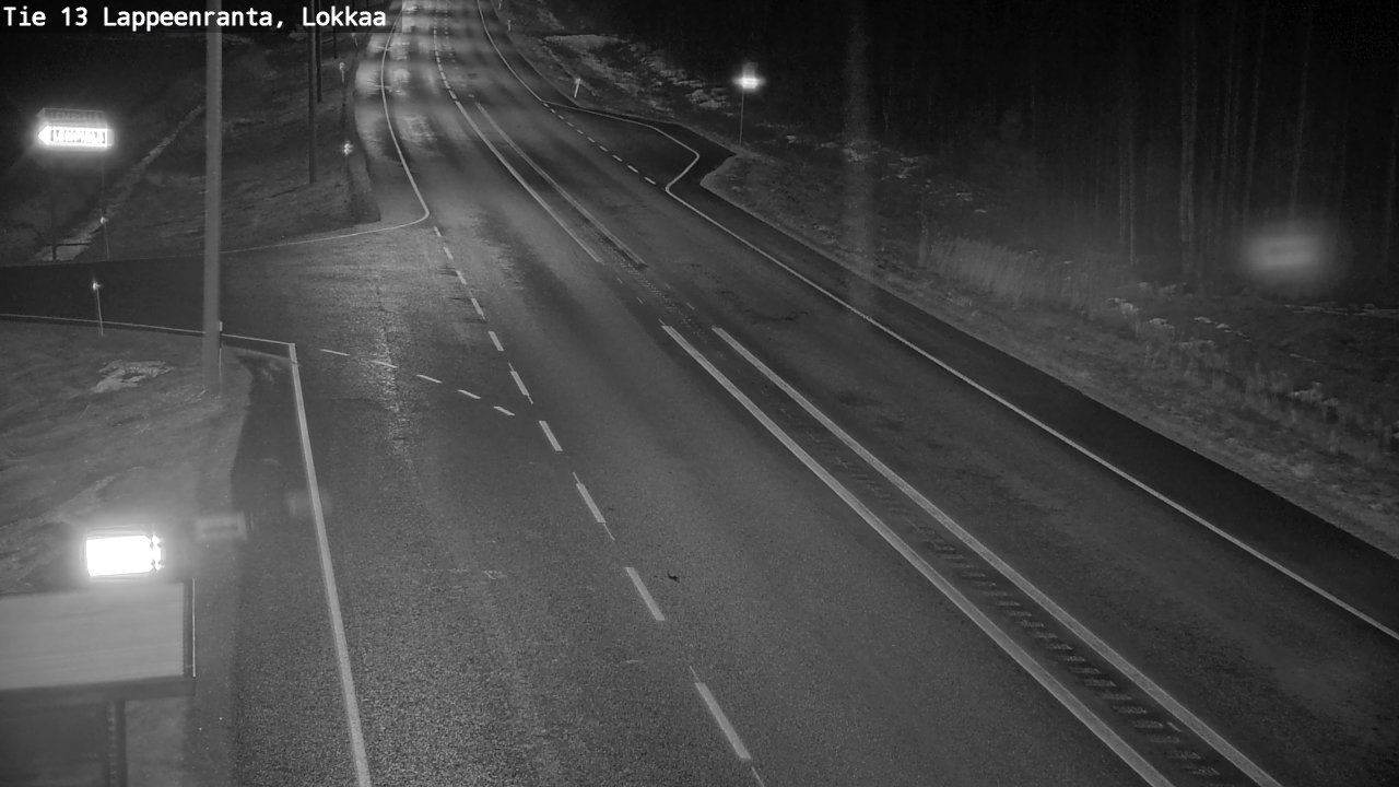 Kelikamerat Kuva Tie 13 Lokkaan suora, Lappeenranta, Etelä-Karjala