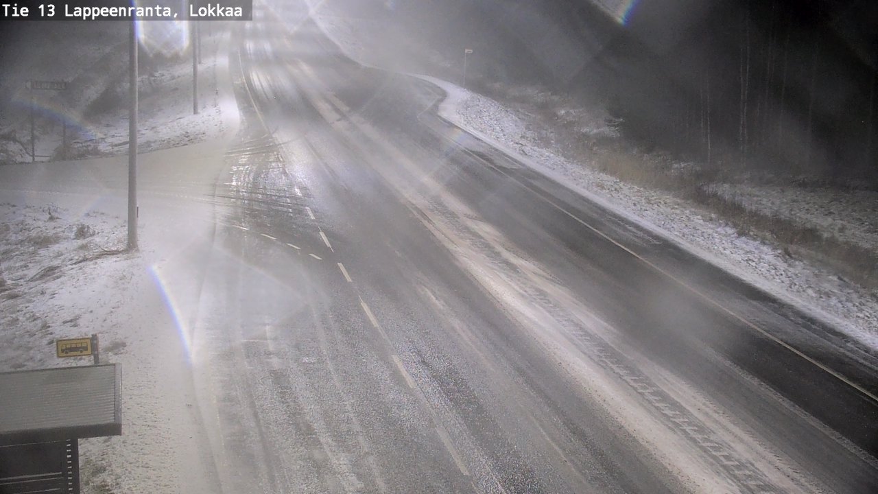 Kelikamerat Kuva Tie 13 Lokkaan suora, Lappeenranta, Etelä-Karjala