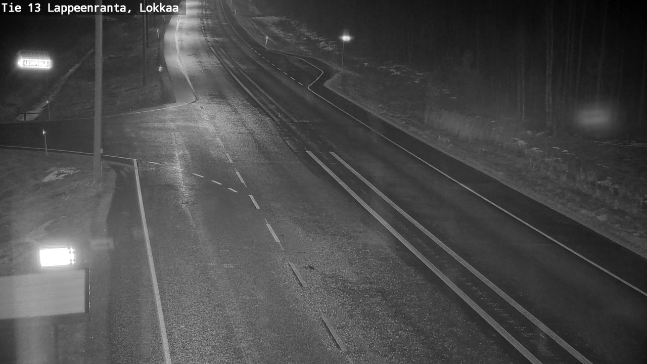 Kelikamerat Kuva Tie 13 Lokkaan suora, Lappeenranta, Etelä-Karjala