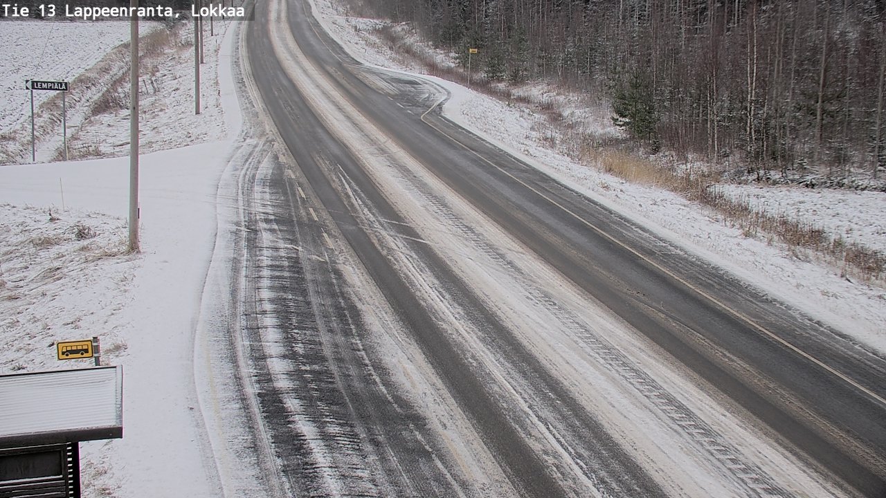 Kelikamerat Kuva Tie 13 Lokkaan suora, Lappeenranta, Etelä-Karjala