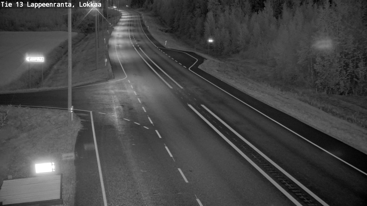 Kelikamerat Kuva Tie 13 Lokkaan suora, Lappeenranta, Etelä-Karjala