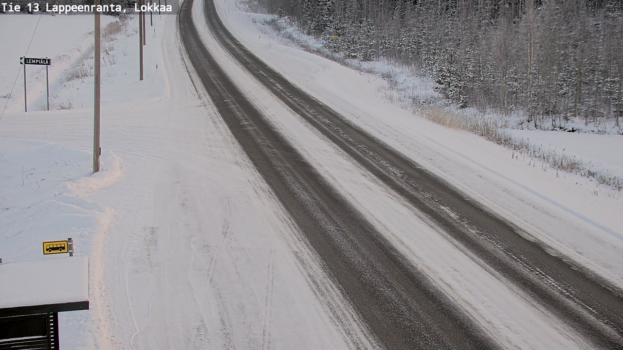 Kelikamerat Kuva Tie 13 Lokkaan suora, Lappeenranta, Etelä-Karjala