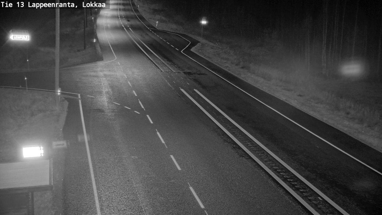 Kelikamerat Kuva Tie 13 Lokkaan suora, Lappeenranta, Etelä-Karjala