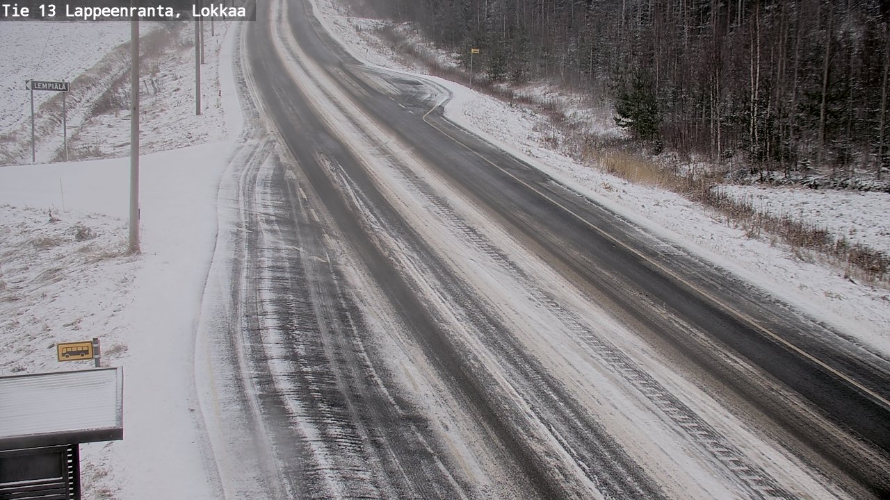 Kelikamerat Kuva Tie 13 Lokkaan suora, Lappeenranta, Etelä-Karjala