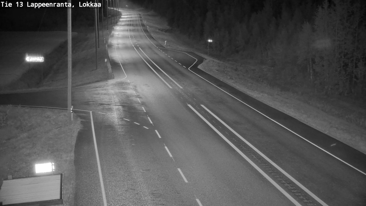 Kelikamerat Kuva Tie 13 Lokkaan suora, Lappeenranta, Etelä-Karjala