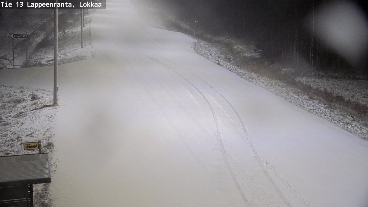 Kelikamerat Kuva Tie 13 Lokkaan suora, Lappeenranta, Etelä-Karjala