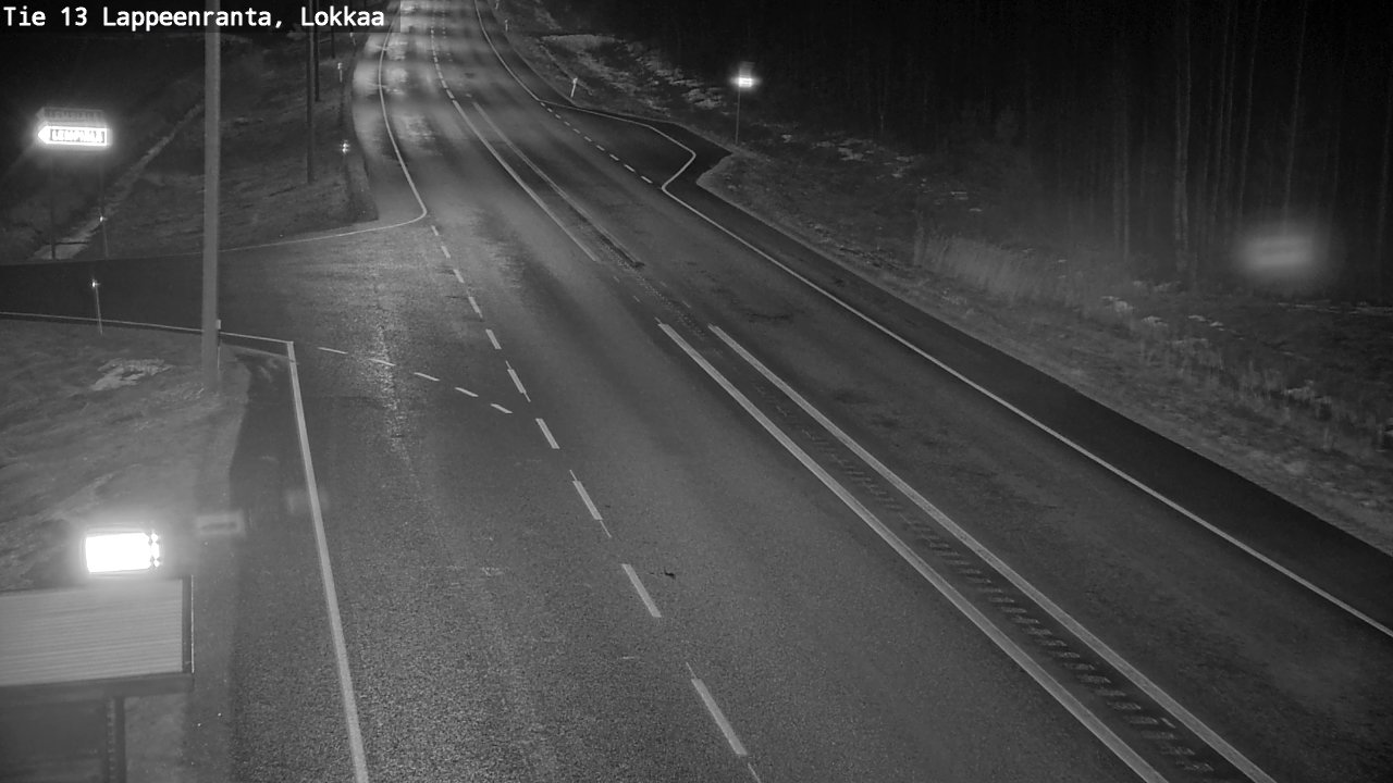 Kelikamerat Kuva Tie 13 Lokkaan suora, Lappeenranta, Etelä-Karjala