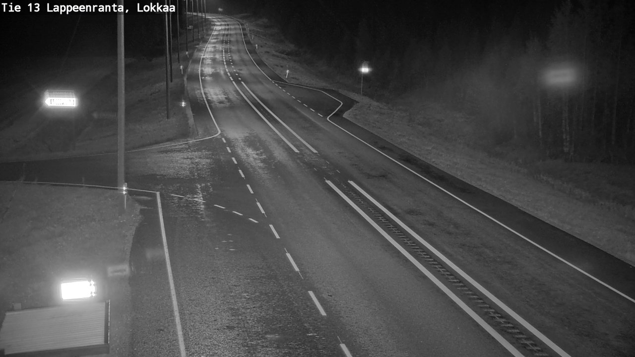 Kelikamerat Kuva Tie 13 Lokkaan suora, Lappeenranta, Etelä-Karjala