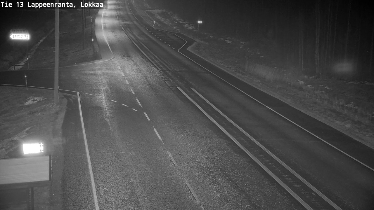 Kelikamerat Kuva Tie 13 Lokkaan suora, Lappeenranta, Etelä-Karjala