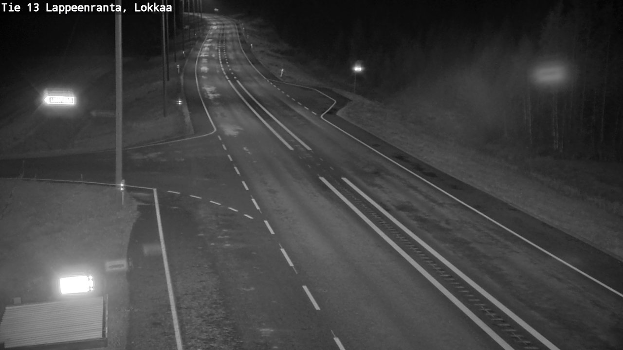 Kelikamerat Kuva Tie 13 Lokkaan suora, Lappeenranta, Etelä-Karjala