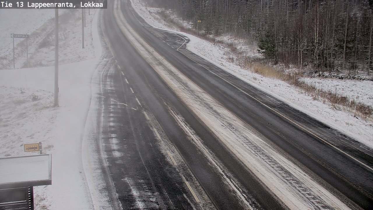Kelikamerat Kuva Tie 13 Lokkaan suora, Lappeenranta, Etelä-Karjala