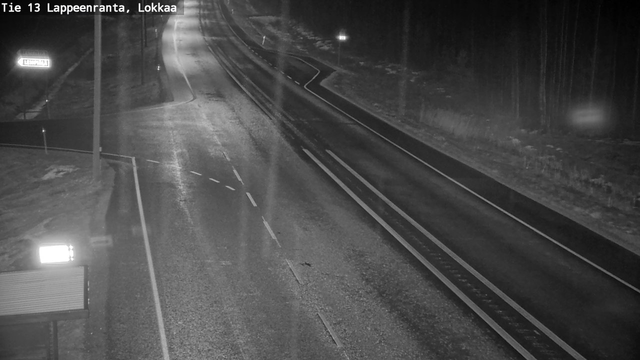 Kelikamerat Kuva Tie 13 Lokkaan suora, Lappeenranta, Etelä-Karjala