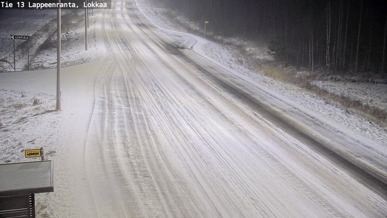 Kelikamerat Kuva Tie 13 Lokkaan suora, Lappeenranta, Etelä-Karjala