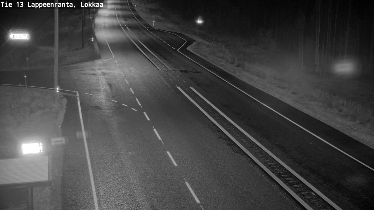 Kelikamerat Kuva Tie 13 Lokkaan suora, Lappeenranta, Etelä-Karjala