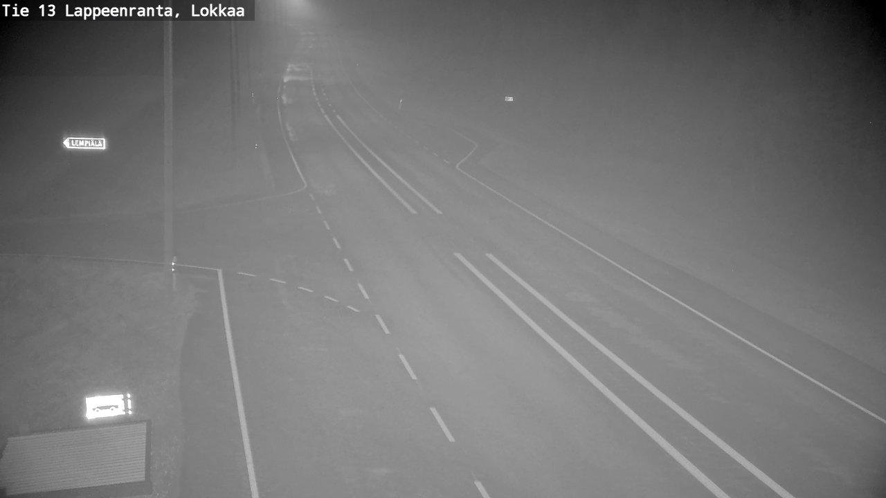 Kelikamerat Kuva Tie 13 Lokkaan suora, Lappeenranta, Etelä-Karjala