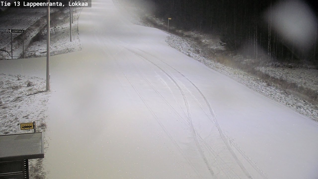 Kelikamerat Kuva Tie 13 Lokkaan suora, Lappeenranta, Etelä-Karjala