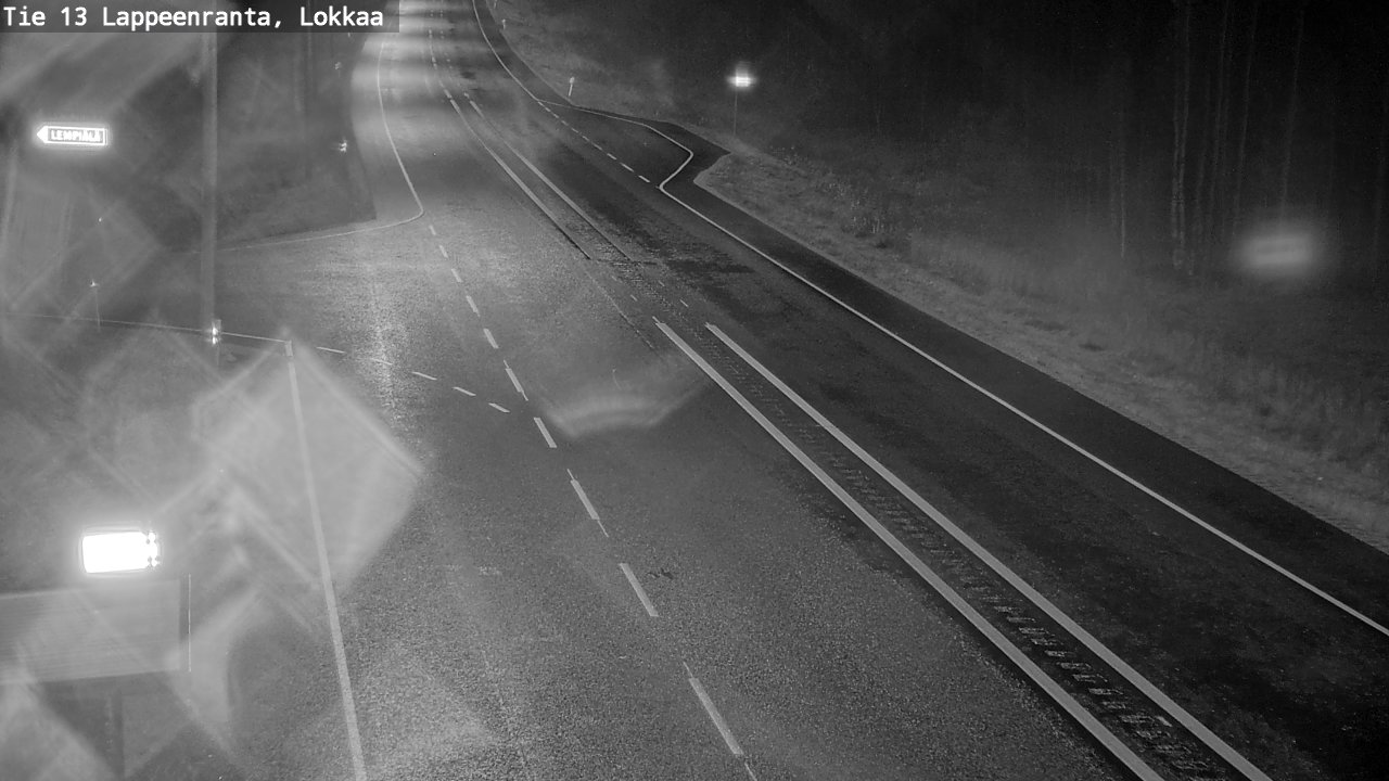 Kelikamerat Kuva Tie 13 Lokkaan suora, Lappeenranta, Etelä-Karjala