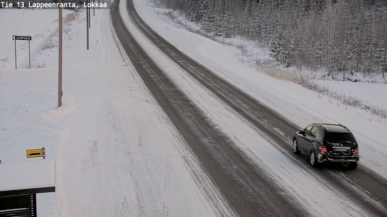 Kelikamerat Kuva Tie 13 Lokkaan suora, Lappeenranta, Etelä-Karjala