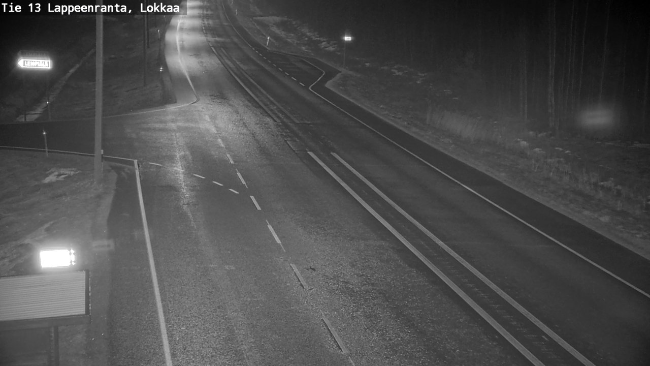 Kelikamerat Kuva Tie 13 Lokkaan suora, Lappeenranta, Etelä-Karjala